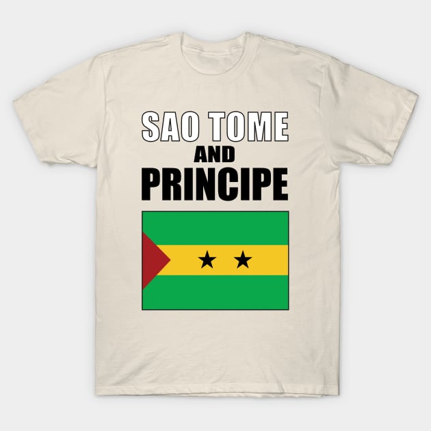 Flag of Sao Tome and Principe T-Shirt by KewaleeTee